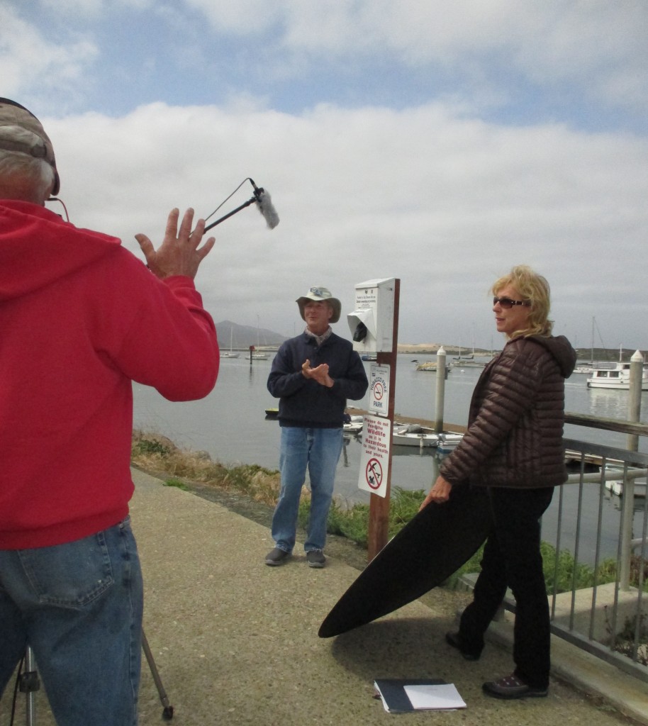 Mike Baird, photographer and Mutt Mitts volunteer, gives interview