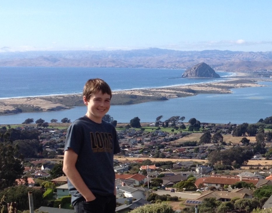 Michael Blanchard looks out over the estuary