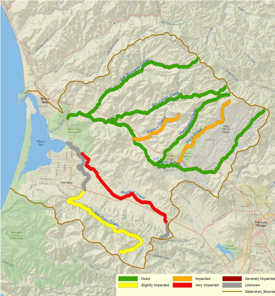 Creek Water Quality Maps