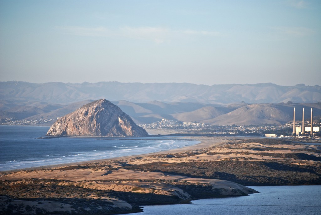 View of Morro Rock from Montana de Oro