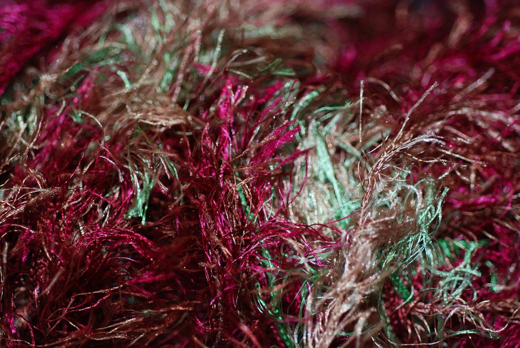 Red and Green Fibres. Photograph by Phillippa Willitts.