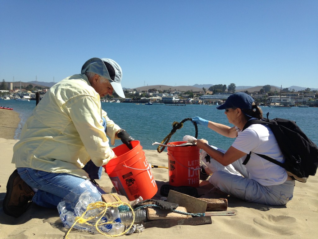 Volunteers at Coastal Cleanup Day 2015 found a wide variety of trash along the beaches. It felt great to put it in the dumpster and recycling bins where it belonged.