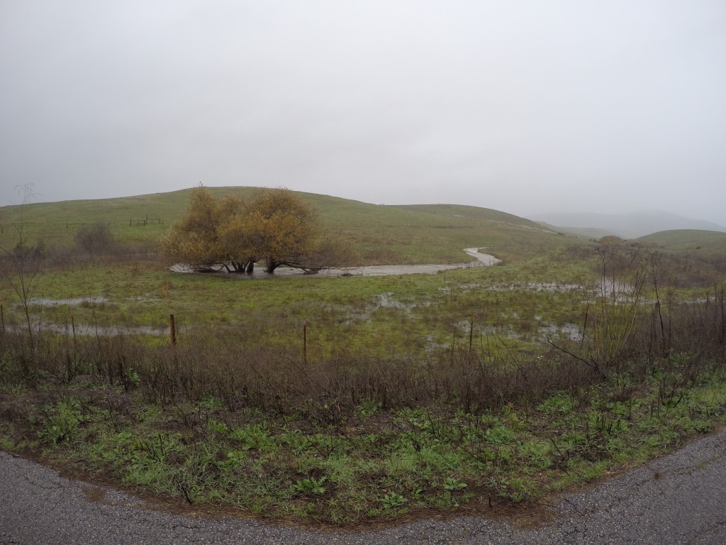 Chumash Creek flows into Pennington Creek.