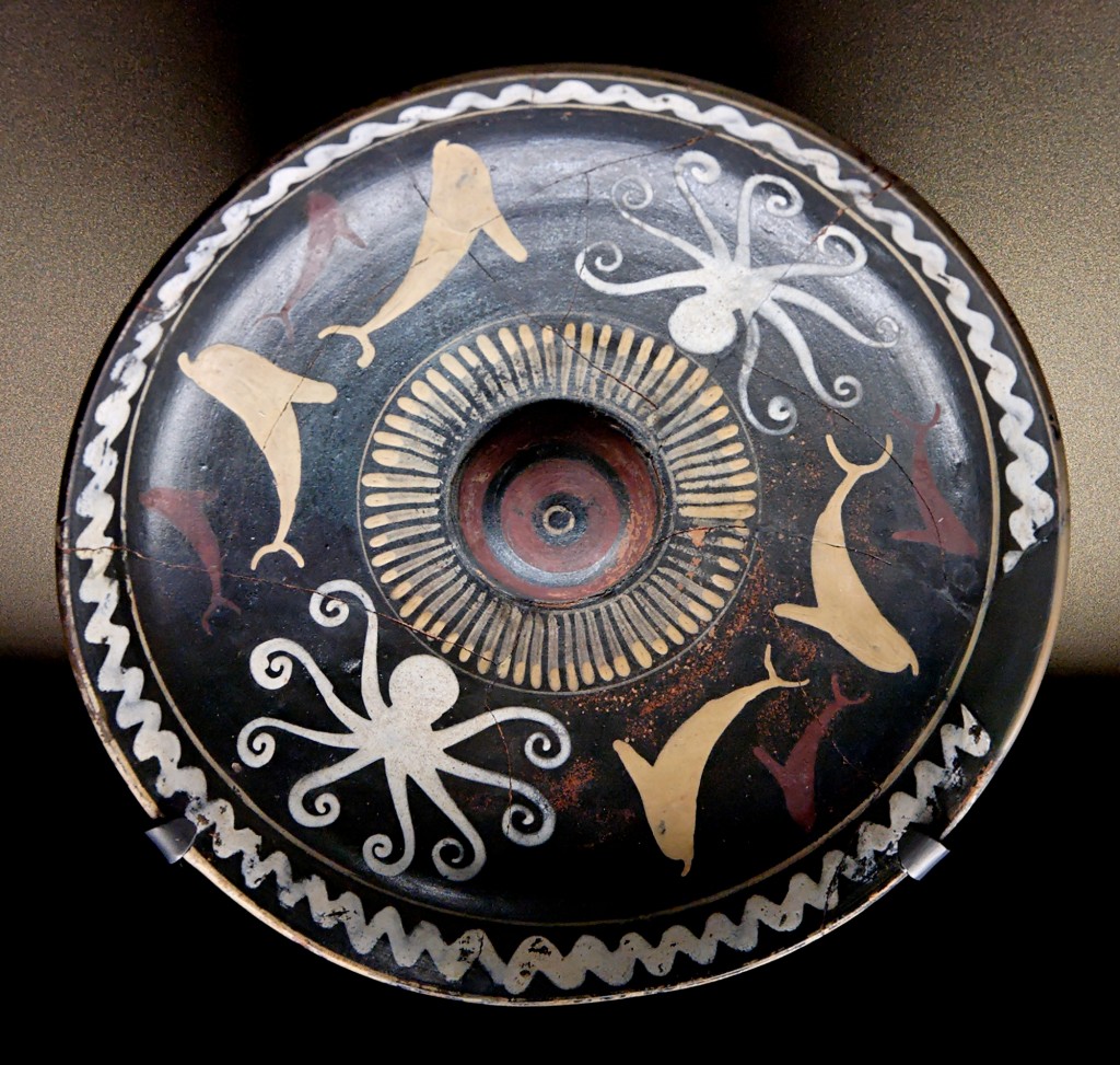 This bowl used to hold liquid offerings to the gods was created around 500 BCE in Eritrea. 