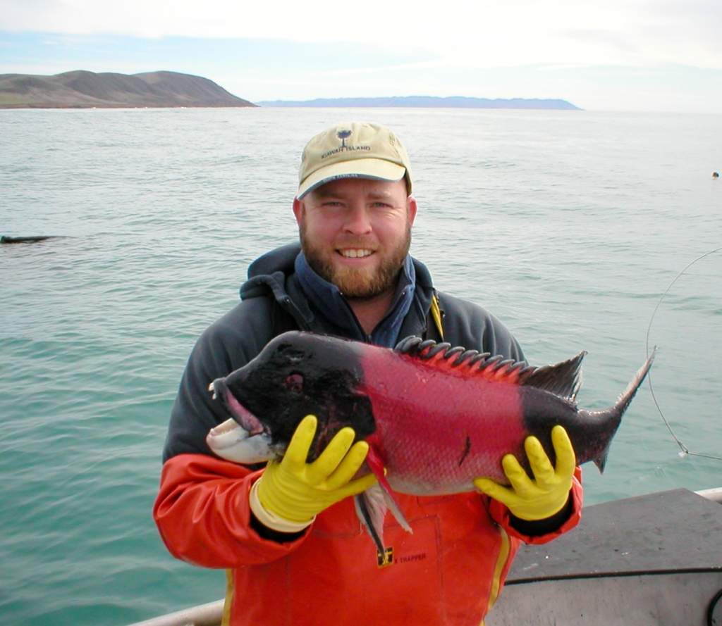 Mike Lindley, Monitoring Volunteer of the Year, doing one of the thin