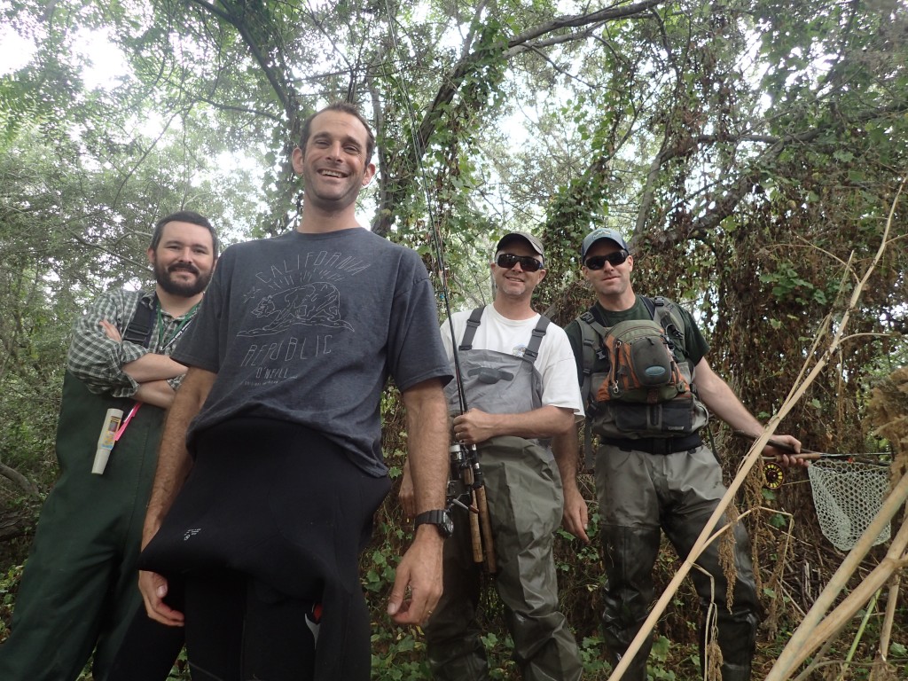 Local expert anglers volunteered to fish as part of this effort. 