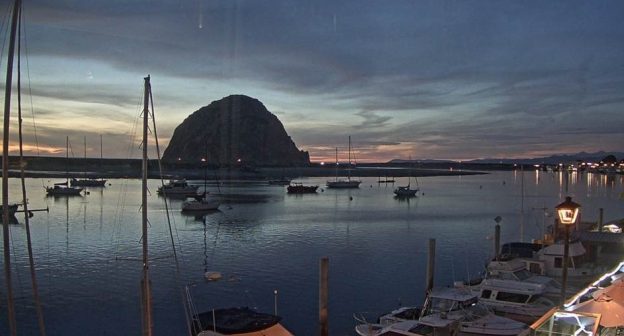 This is the first picture the Morro Bay Cam captured.