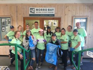 This group of smiling volunteers from Camp Rock participated in the Pick Up the Picnic Campaign last year, and made a big difference for Morro Bay. Thank you!