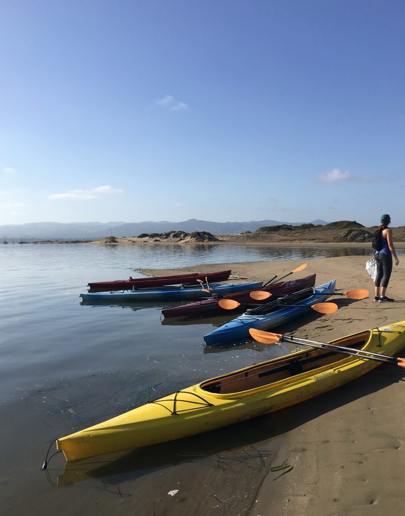 Paddling to the sandspit can be a fun activity for July 4, or any day when the weather and tides permit.
