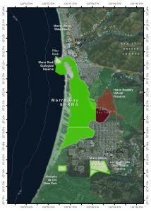 The Morro Bay estuary contains two Marine Protected Areas (MPAs)