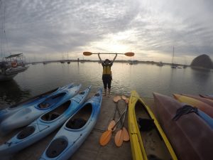 A sunset paddle left our Education and Outreach Intern, Catie, feeling inspired.
