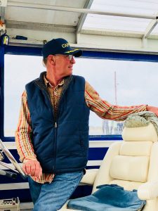 We are grateful to Captain Stew for donating a ride over to the sandspit for our volunteer crew for the second year in a row. Thanks, Captain Stew! Photo Courtesy of Michael "Mike" L. Baird. bairdphotos.com.
