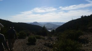 Photograph shows the Morro Bay watershed from above