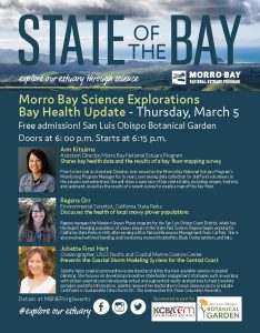 Morro Bay National Estuary Program Science Explorations Bay Health Update March 2020