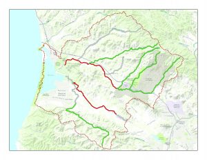 Nitrate status map, morro bay national estuary program