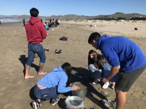 Students in Morro Bay High School science classes learn fieldwork and lab techniques as they monitor our local beaches for microplastic.