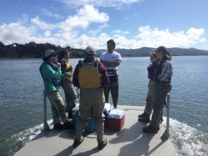 Thank you to George Trevelyan with the Grassy Bar Oyster Co. for providing boat rides to our restoration sites this spring.