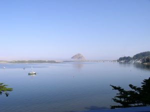Morro Rock Fog View from Los Osos